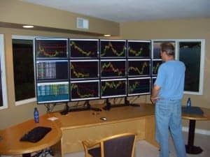 big monitor screen for trading